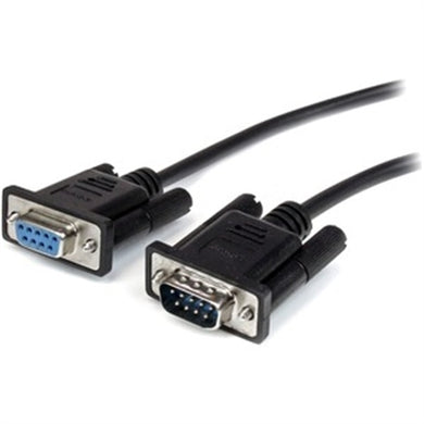 1m Black DB9 Serial Cable M F