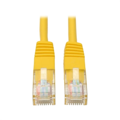 Tripp Lite Cat5e 350 MHz Molded (UTP) Patch Cable (RJ45 M/M) - Yellow, 1 ft.