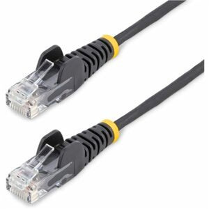 25ft Black Slim CAT6 Cable