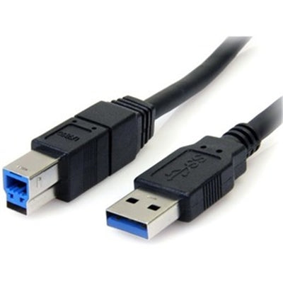 10' USB 3.0 A to B M/M Black