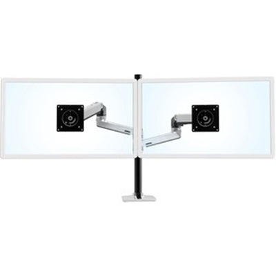 LX Dual Stacking Arm, Tall Pole, Black Accents, Polished