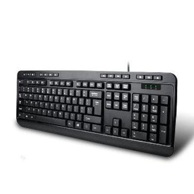 104 Key Keyboard Blk Ps 2