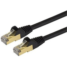 Load image into Gallery viewer, 3ft Black Cat6a STP Cable