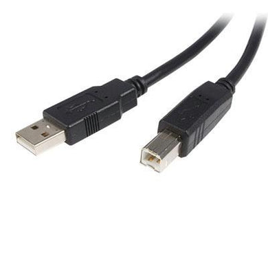 1' Usb 2.0 A To B Cable Mm