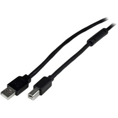 65' Active USB A to B Cable