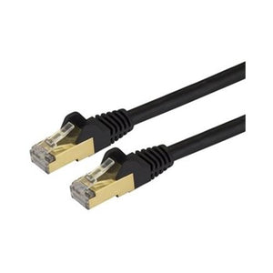 3ft Black Cat6a STP Cable