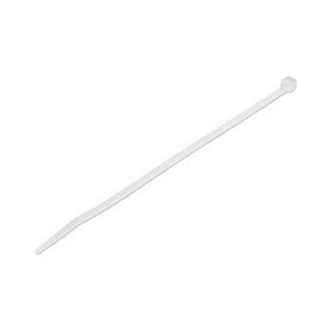 1000 PK LG 8" White Cable Ties